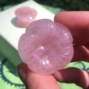 1” Plugs - Rose Quartz - Tawapa (discontinued)